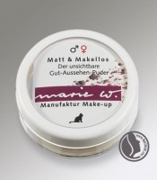 marie W. Make up Matt & Makellos Puder für Männer und Frauen marie W. Make up Matt & Makellos Puder für Männer und Frauen