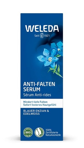 Weleda Nachtkerze Anti-Falten Serum Blauer Enzian & Edelweiß 30ml