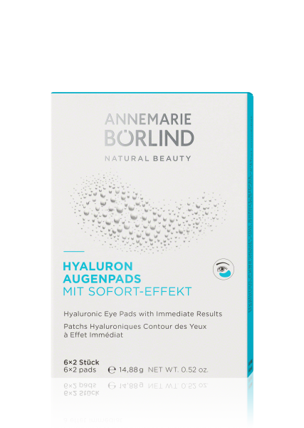 ANNEMARIE BÖRLIND 6x2 HYALURON AUGENPADS mit Sofort-Effekt