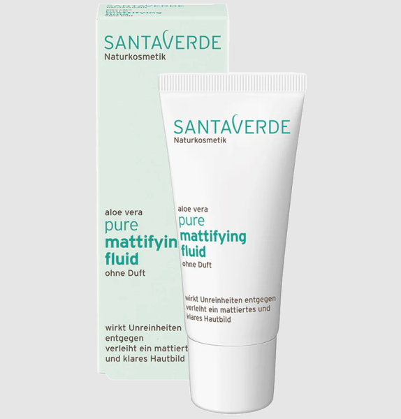 Santaverde pure mattifying fluid Gesichtspflege ohne Duft 30ml