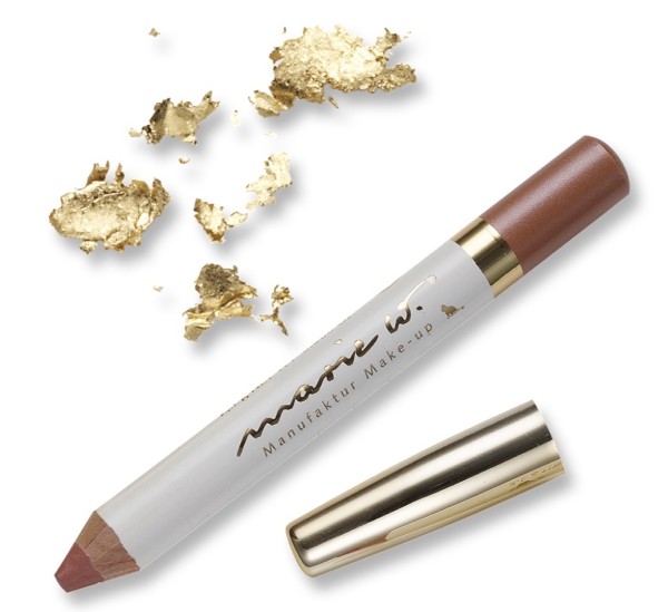 marie w. Natur Lippenstift Braun 1-2 mit echtem Gold 2,5 g
