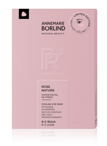 ANNEMARIE BÖRLIND ROSE NATURE Kühlende Augenpads Limited Edition 6x2 Stück