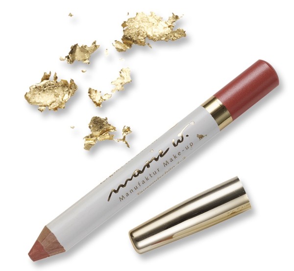 marie w. Natur Lippenstift Wunderschön 1-3 mit echtem Gold 2,5 g