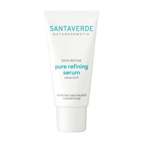Santaverde SKIN REFINE pure refining serum ohne Duft (Hautbildverfeinerndes Gesichtsserum) 30 ml