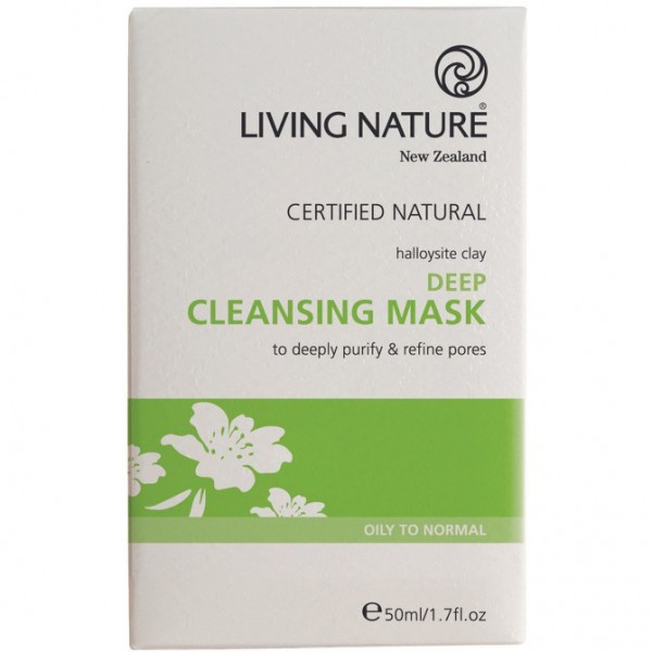 Living Nature Tief wirkende Reinigungsmaske 50ml Deep Cleansing Mask