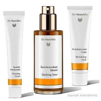 Dr. Hauschka 3in1 Set Gesichtswaschcreme & Tonikum Klärend & Revitalmaske