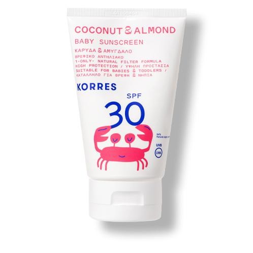 Korres Coconut & Almond SPF 30 für Babys und Kleinkinder