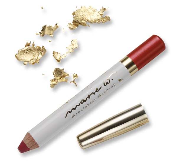 marie w. Natur Lippenstift RosenTango 1-3 mit echtem Gold 2,5 g