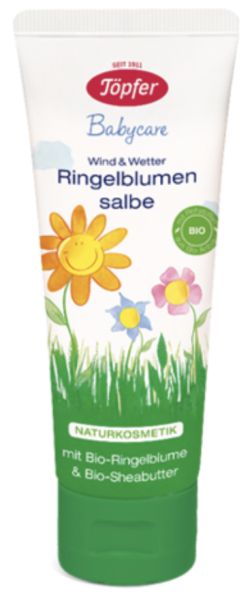 Töpfer Babycare Wind & Wetter Ringelblumen Salbe 75 ml