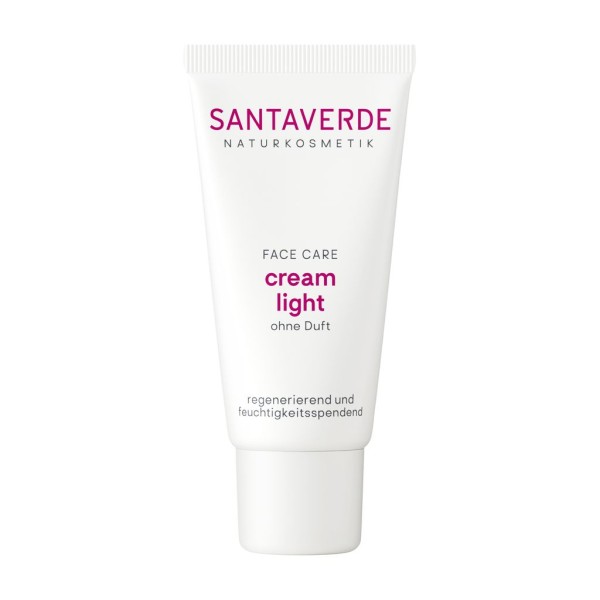 Santaverde FACE CARE cream light ohne Duft 30 ml
