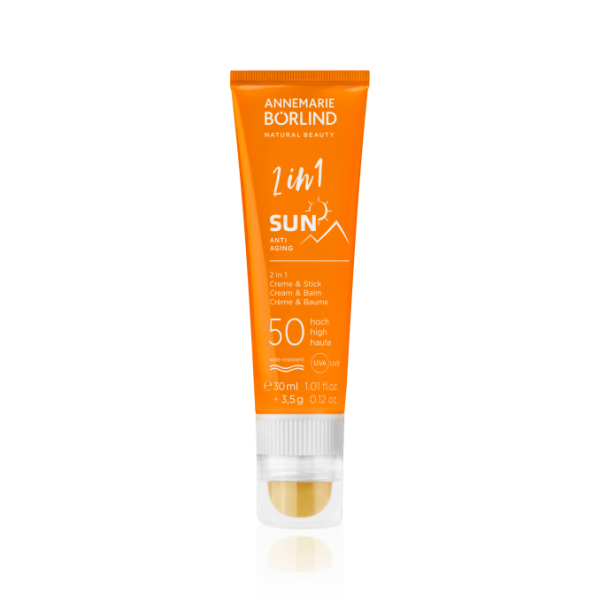 ANNEMARIE BÖRLIND SUN ANTI AGING 2 in 1 Sonnen-Creme & Stick LSF 50 30ml + 3,5g Limited Edition