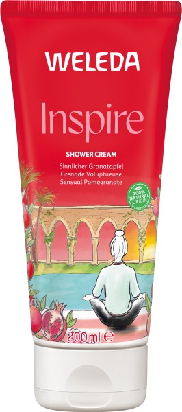 Weleda Inspire Shower Cream Granatapfel 200 ml
