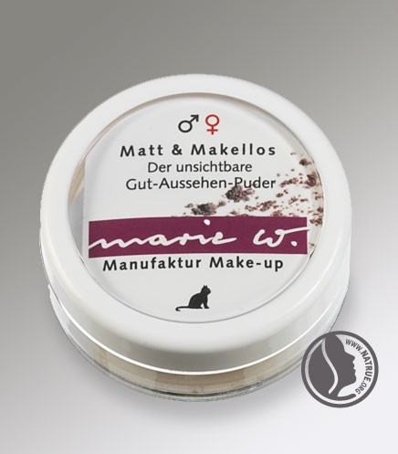 marie W. Make up Matt & Makellos Puder für Männer und Frauen