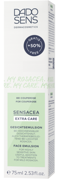 DADO SENS SENSACEA EXTRA CARE GESICHTSEMULSION Sondergröße 75ml