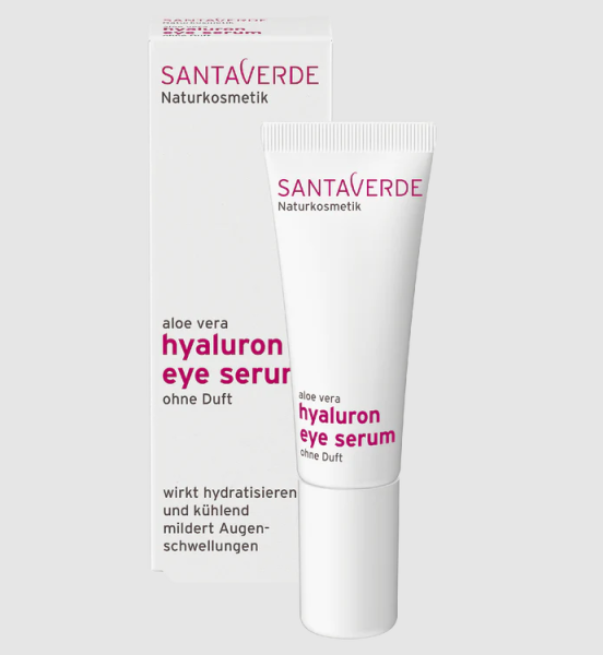 Santaverde Aloe Vera Hyaluron Eye Serum ohne Duft 10 ml