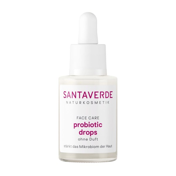 Santaverde FACE CARE probiotic drops ohne Duft (Probiotika Serum) 30 ml