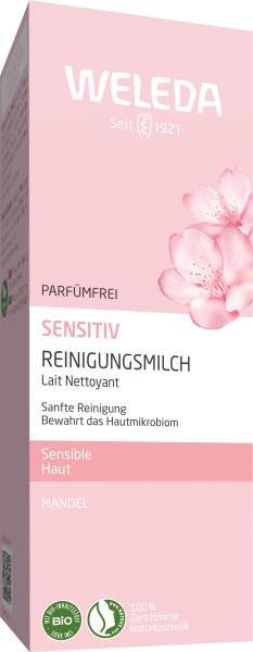 Weleda Sensitiv Reinigungsmilch Mandel 75 ml