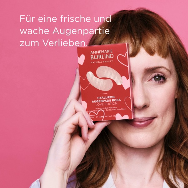 ANNEMARIE BÖRLIND 6x2 HYALURON AUGENPADS ROSA Love Edition
