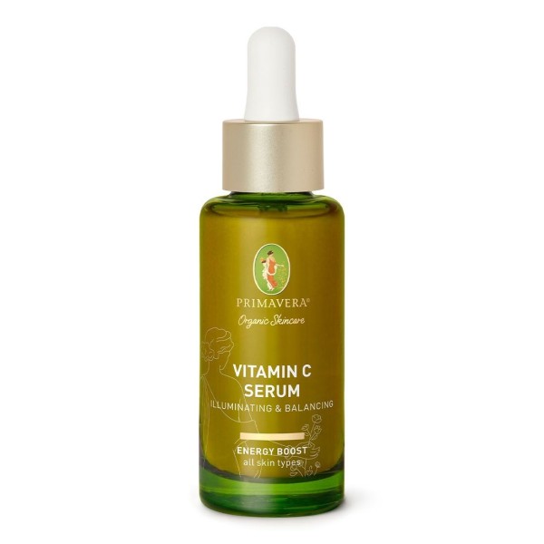 Primavera Vitamin C Serum - Illuminating & Balancing 30ml Gesichtsserum