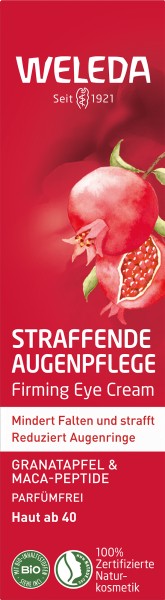 Weleda Straffende Augenpflege Granatapfel & Maca-Peptide 12 ml