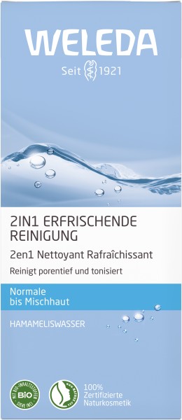 Weleda 2 in 1 Erfrischende Reinigung 100 ml