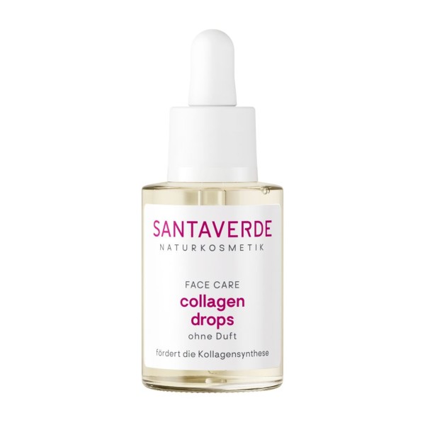Santaverde FACE CARE collagen drops ohne Duft (Kollagen Serum) 30 ml