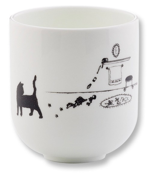 marie w. Kosmetik-Becher "Katz' im Bad" 1 Stück
