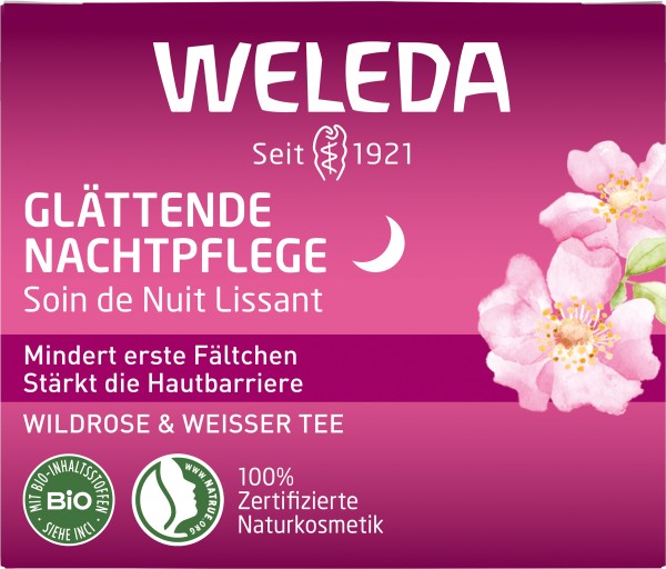 Weleda Glättende Nachtpflege Wildrose & Weißer Tee 40ml